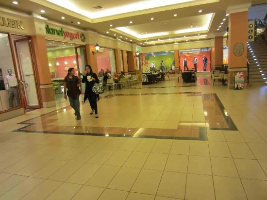 Inside A Shopping Center