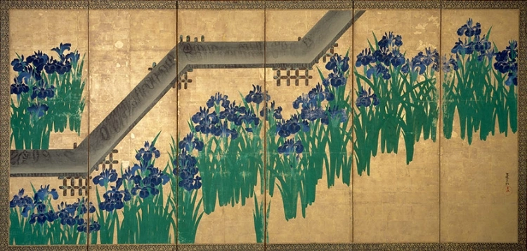 Irises-at-yatsuhashi-eight-bridges
