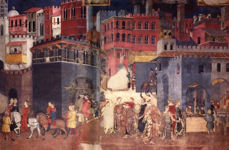 Lorenzetti Middle Ages Artwork