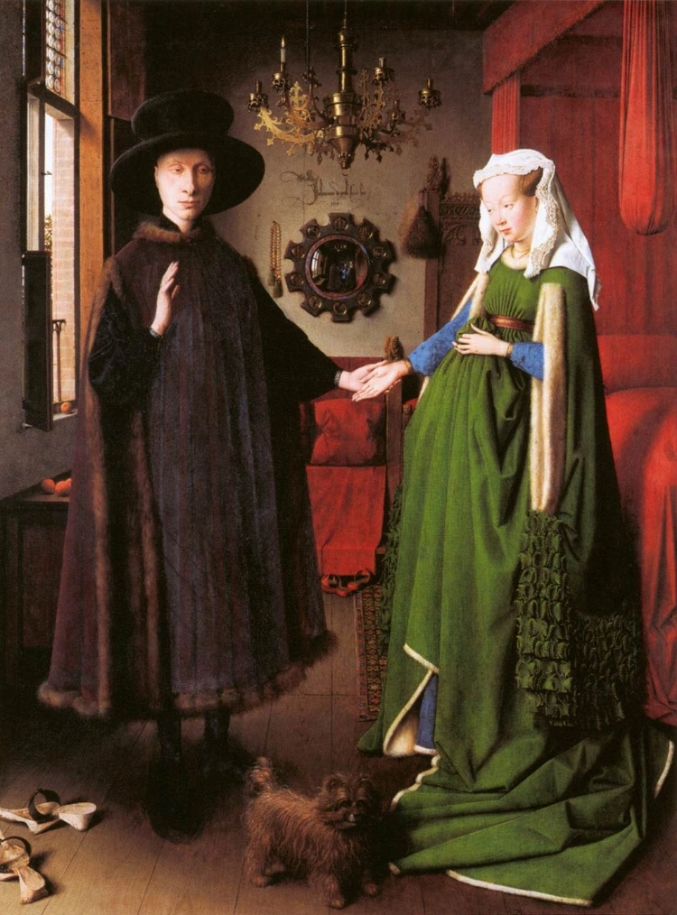 Jan Van Eyck - Portrait Of Giovanni Arnolfini And His Wife