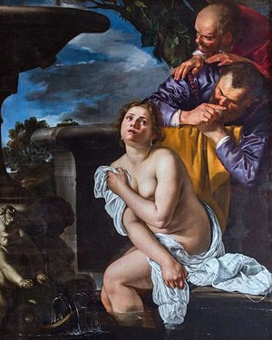 Susanna And The Elders By Gentileschi