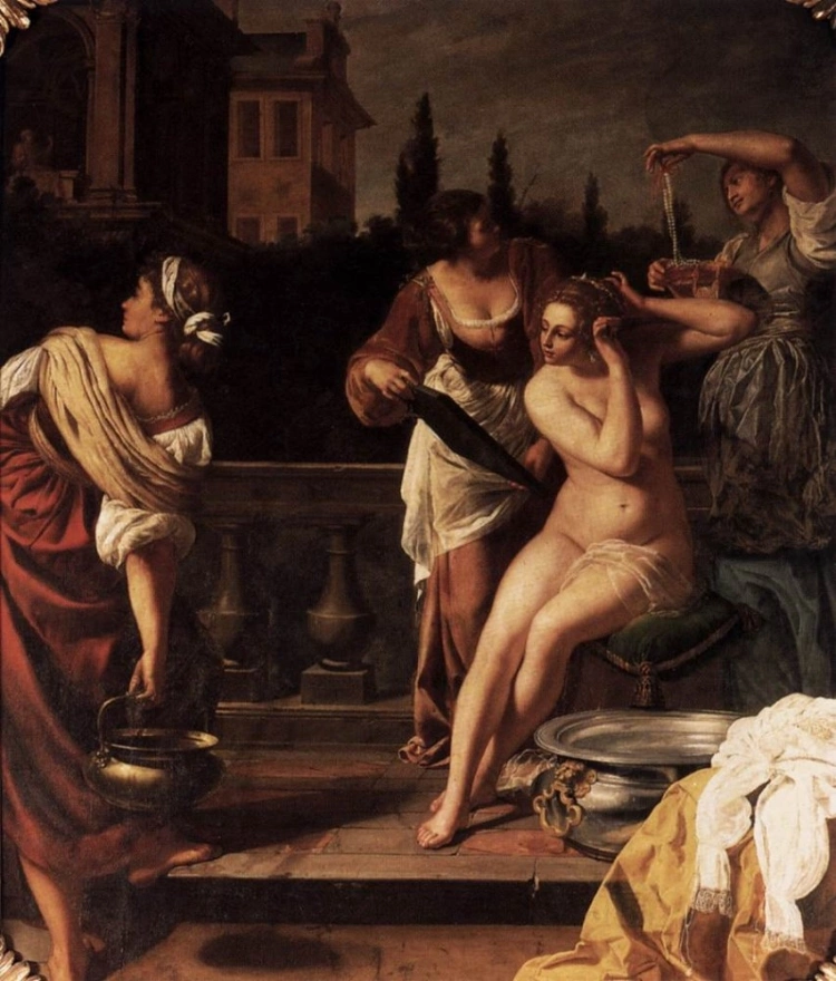 Artemisia Gentileschi - Bathing Bathsheba