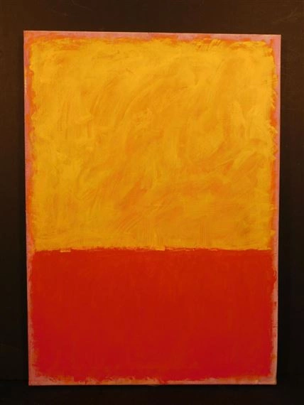 Color Field Red And Yellow 1968