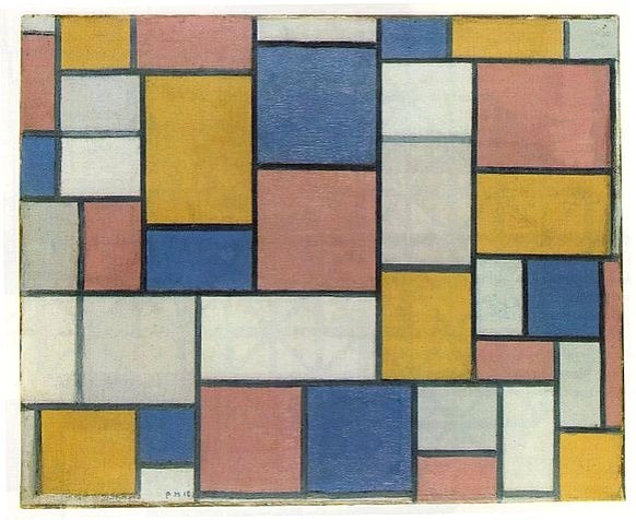 Mondrian,_Composition_with_color_planes_and_gray_lines,_1918