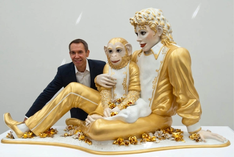 Jeff Koons Michael Jackson And Bubbles