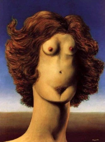 The Rape, René Magritte, 1945