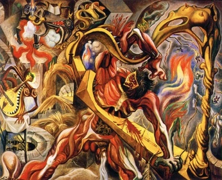In the Tower of Sleep, André Masson, 1983