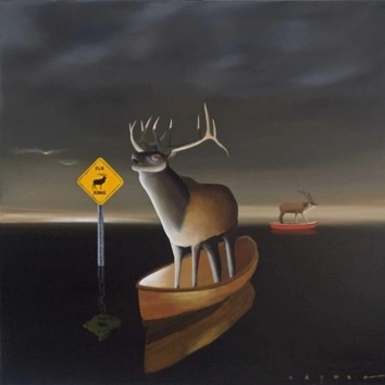 Robert Deyber Elk Crossing