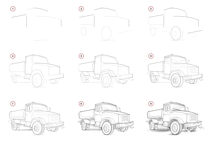 cool car drawings step by step