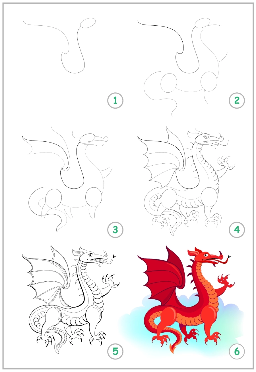 Draw a dragon