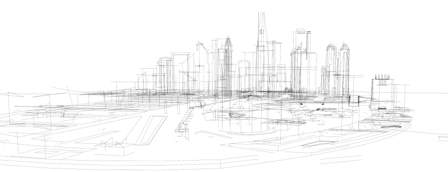 Drawing city buildings: