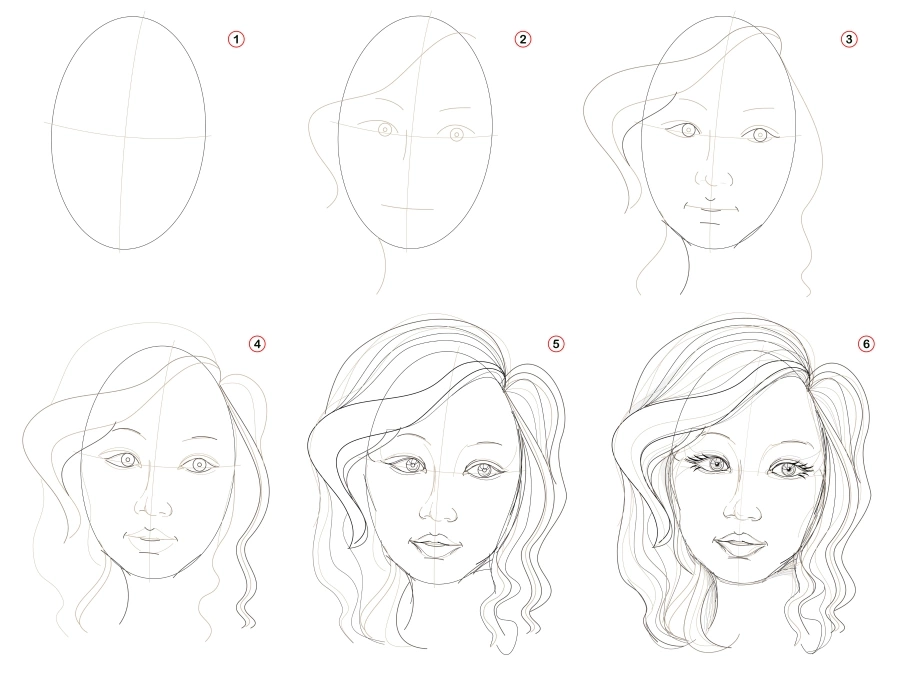 cool easy things to sketch step by step